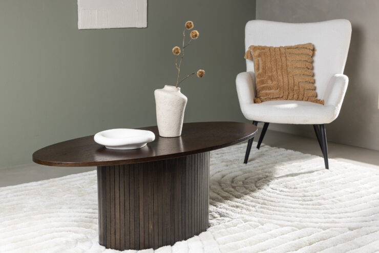 Bianca – Table basse – Moka – 120 x 55 cm
