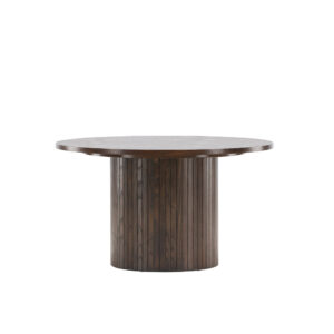 Bianca – Table basse – Moka – ⌀80 cm