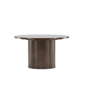 Bianca – Table basse – Moka – ⌀80 cm