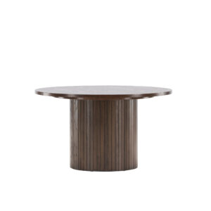 Bianca – Table basse – Moka – ⌀80 cm