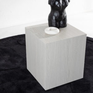 York – Table basse – Blanchi – 40 x 40 cm