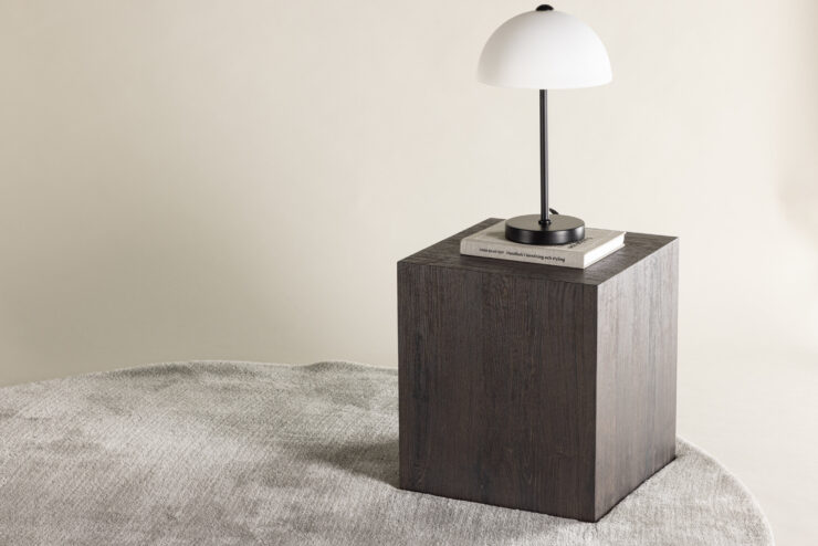 York – Table basse – Moka – 40 x 40 cm