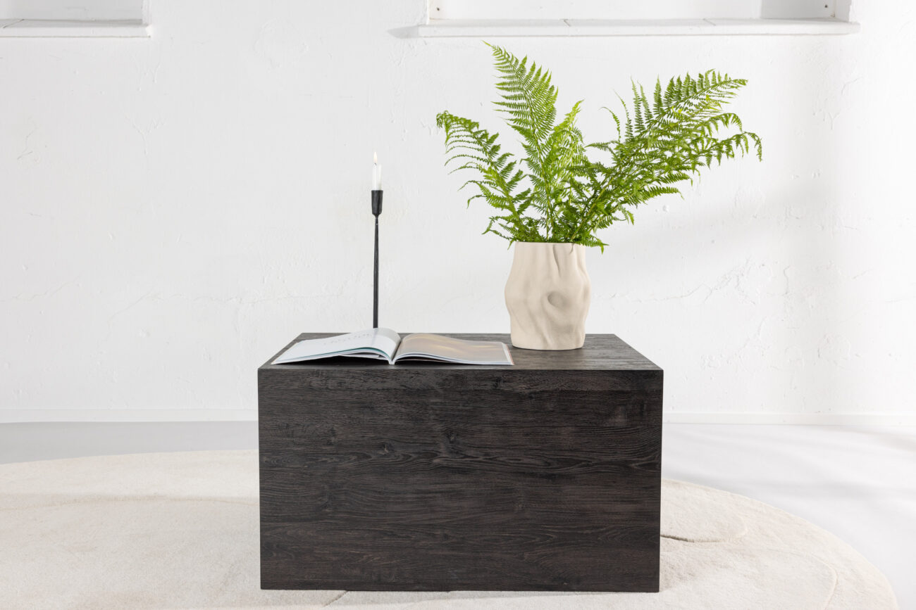 York – Table basse – Moka – 80 x 60 cm