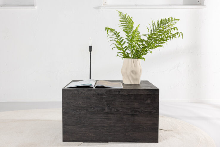 York – Table basse – Moka – 80 x 60 cm
