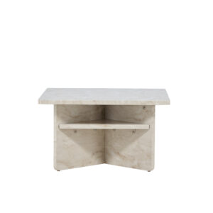 Ålesund – Table basse – Beige – 75 x 75 cm