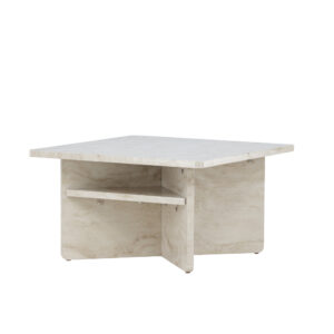 Ålesund – Table basse – Beige – 75 x 75 cm