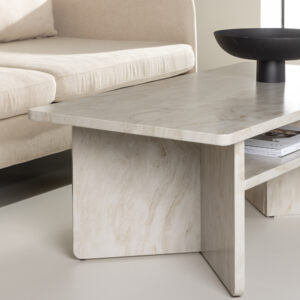 Ålesund – Table basse – Beige – 120 x 60 cm