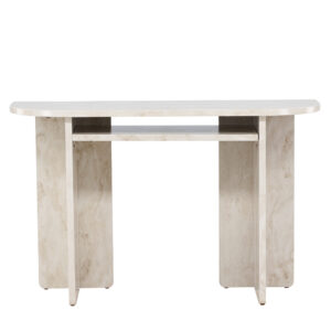 Ålesund – Table d&rsquo;appoint – Beige – 120 x 40 cm