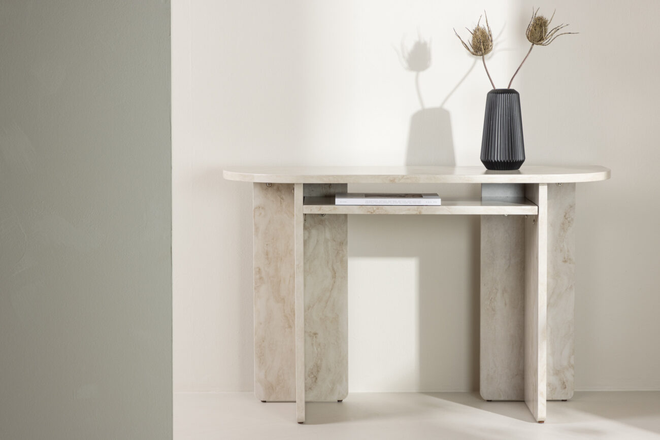 Ålesund – Table d’appoint – Beige – 120 x 40 cm
