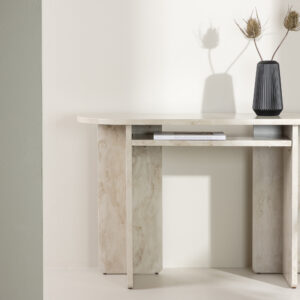 Ålesund – Table d&rsquo;appoint – Beige – 120 x 40 cm