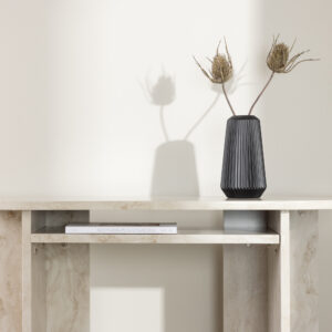 Ålesund – Table d&rsquo;appoint – Beige – 120 x 40 cm