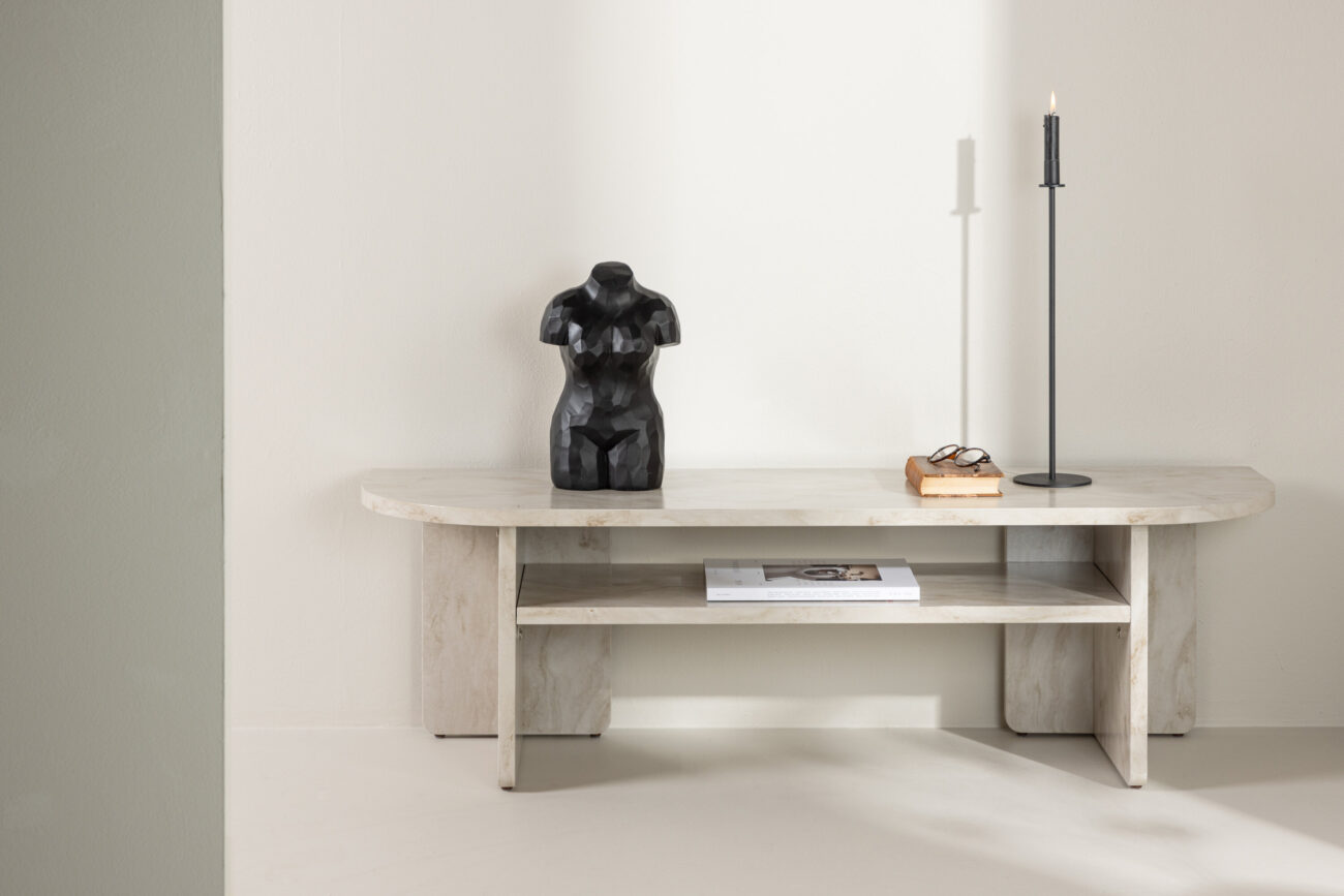 Ålesund – Meuble TV – Beige – 40 x 42 x 140 cm