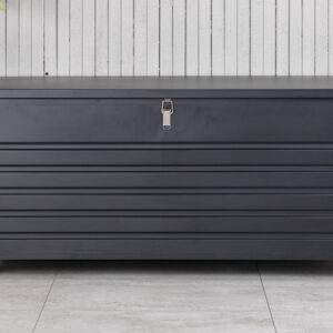 Elsa – Coffre à coussins – Noir – 60 x 60 x 130 cm