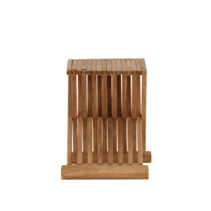 Ghana – Table d&rsquo;appoint – Naturel – 40 x 40 cm