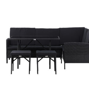 Knock – Salon d&rsquo;angle – Noir, Transparent