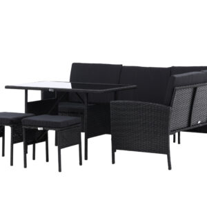 Knock – Salon d&rsquo;angle – Noir, Transparent