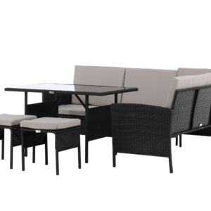 Knock – Salon d&rsquo;angle – Noir, Transparent