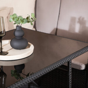 Knock – Salon d&rsquo;angle – Noir, Transparent