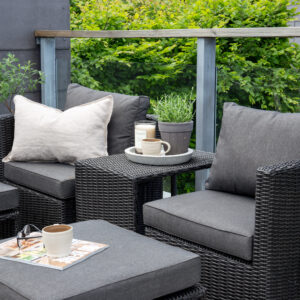 Quad – Salon lounge – Noir