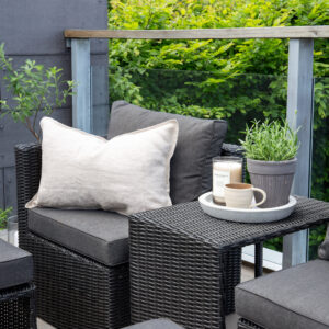 Quad – Salon lounge – Noir