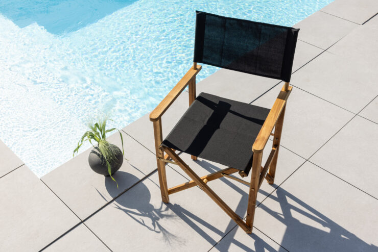 Marion – Chaise de salle à manger – Noir, Naturel – 55 x 90 x 53 cm