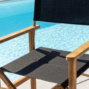 Marion – Chaise de salle à manger – Noir, Naturel – 55 x 90 x 53 cm
