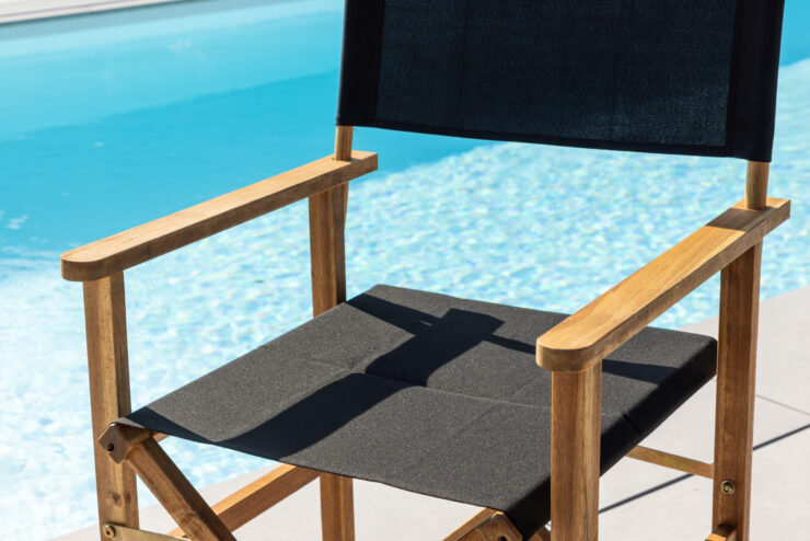Marion – Chaise de salle à manger – Noir, Naturel – 55 x 90 x 53 cm