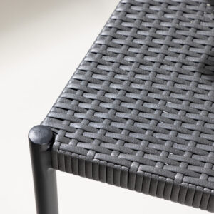 Stina – Chaise de salle à manger – Noir – 49 x 80 x 47 cm