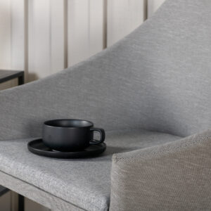 Spoga – Chaise de salle à manger – Blanc, Gris – 62 x 81 x 60 cm