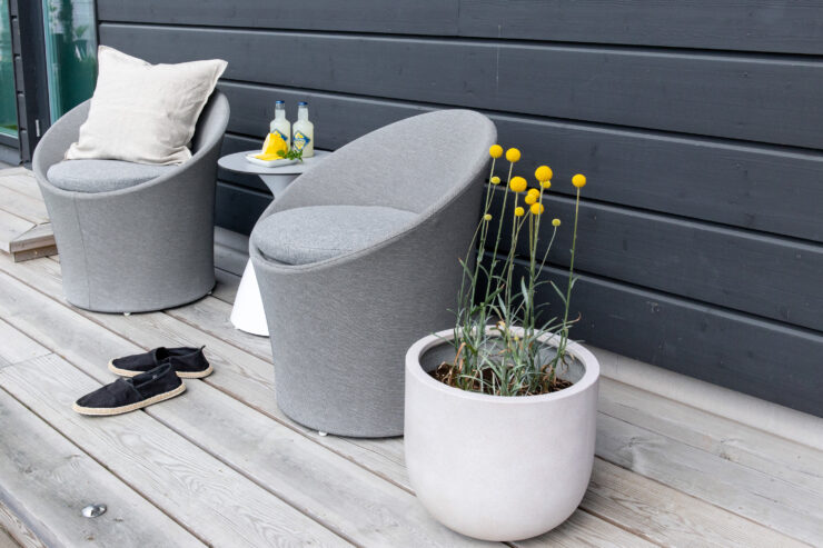 Spoga – Salon lounge – Gris, Gris clair