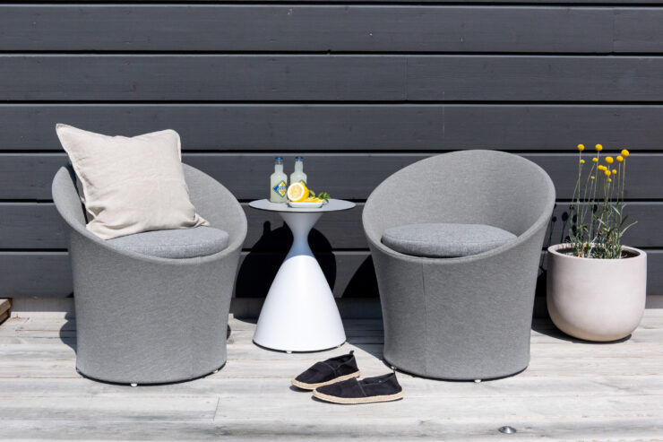 Spoga – Salon lounge – Gris, Gris clair