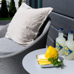 Spoga – Salon lounge – Gris, Gris clair