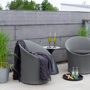 Spoga – Salon lounge – Gris, Gris foncé