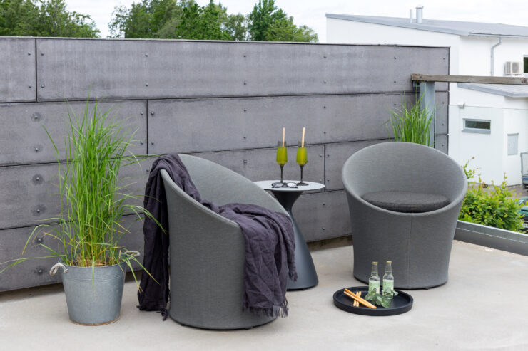 Spoga – Salon lounge – Gris, Gris foncé
