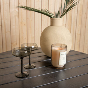 Break – Table à manger ronde – Noir – ⌀90 cm