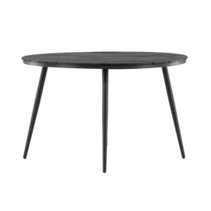 Break – Table à manger ronde – Noir – ⌀120 cm