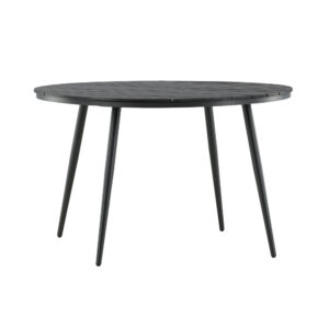 Break – Table à manger ronde – Noir – ⌀120 cm