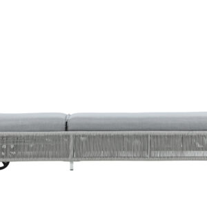 Virya – Bain de soleil – Gris, Blanc – 205 x 32 x 75 cm