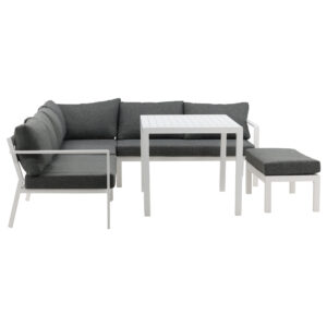 Ramos – Salon d&rsquo;angle – Noir, Blanc