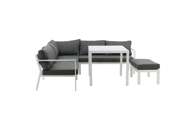 Ramos – Salon d'angle – Noir, Blanc