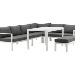 Ramos – Salon d&rsquo;angle – Noir, Blanc