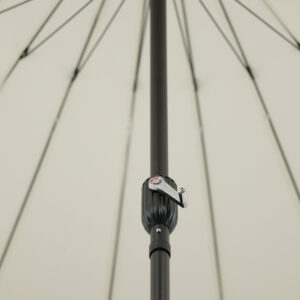 Palmetto – Parasol – Noir, Blanc – ⌀270 cm