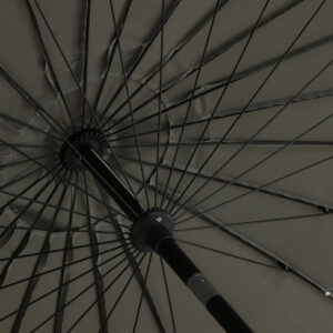 Palmetto – Parasol – Noir, Gris – ⌀270 cm
