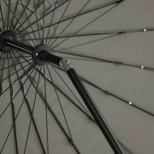 Palmetto – Parasol – Noir, Gris – ⌀270 cm