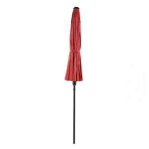 Palmetto – Parasol – Noir, Rouge – ⌀270 cm