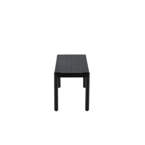 Modena – Banc – Noir – 40 x 35 x 180 cm
