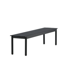 Modena – Banc – Noir – 40 x 35 x 180 cm