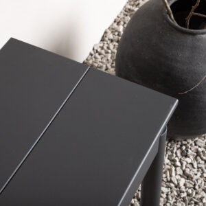 Modena – Banc – Noir – 40 x 35 x 180 cm