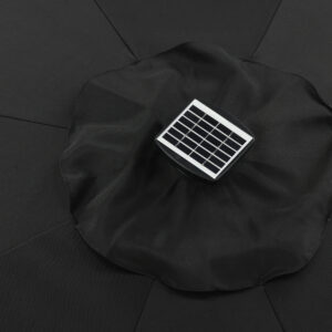 Sabal – Parasol – Noir – 270 x 241 x 270 cm