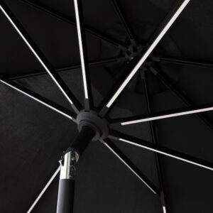 Sabal – Parasol – Noir – 270 x 241 x 270 cm